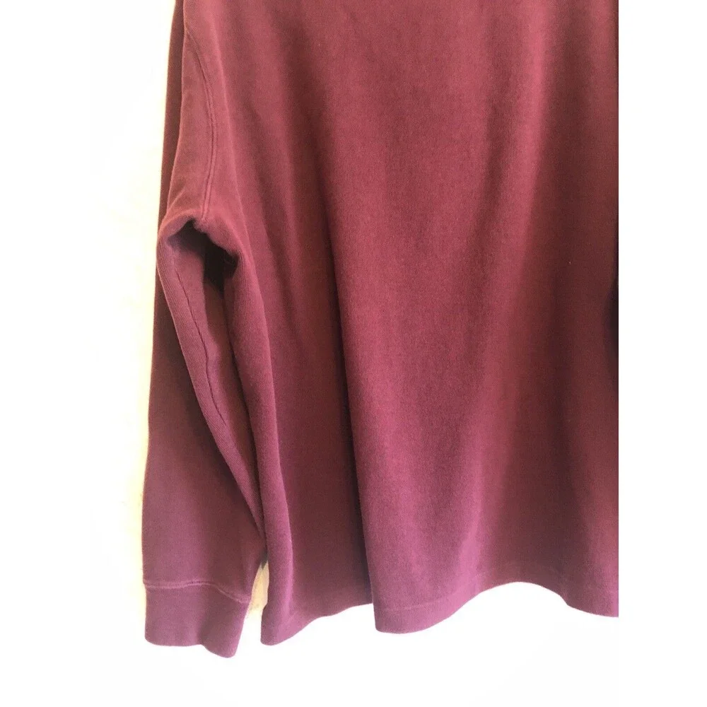 Polo Ralph Lauren Estate Rib Sweater Men XL  Cotton 1/4 Zip Pullover Pony